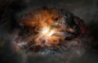 La galaxia más brillante del Universo se está rompiendo a sí misma